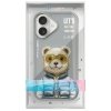 Nimmy etui iPhone 16 6.1 szary/gray     Cool&Cute 2.0 Bear